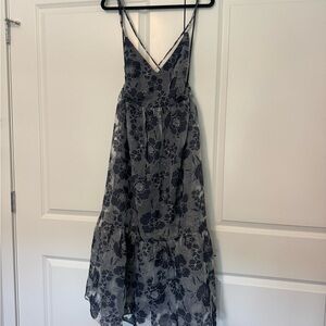 Lulus Lace-Up Midi Dress
